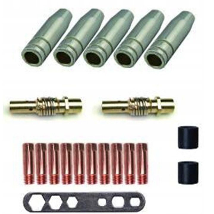 Set accesorii pentru aparat de sudura MIG MB15 TW15, duza, lampa, conector