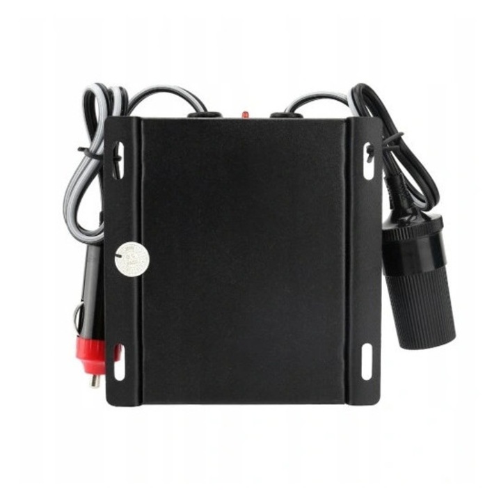 Convertor de tensiune 24V la 12V, negru, 240W, 20A, pentru echipamente auto