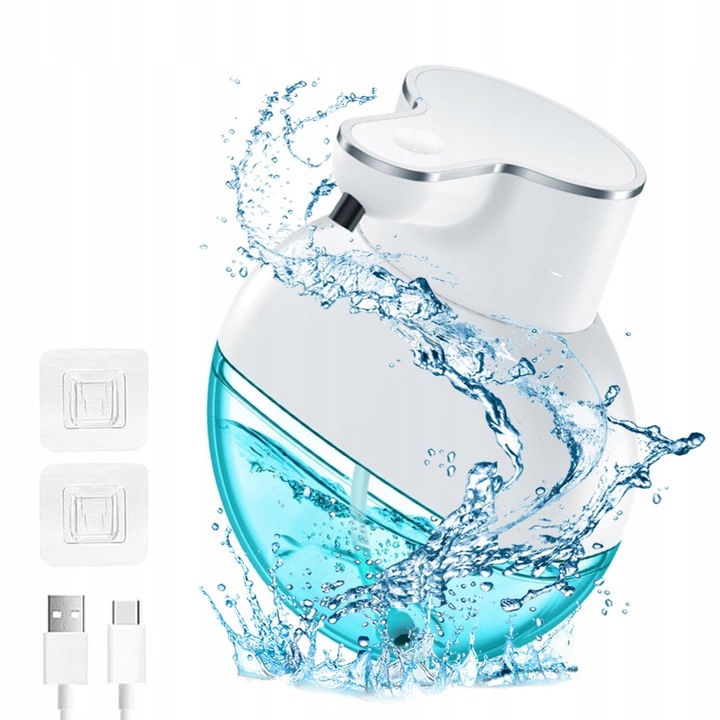 Automata szappanadagoló, 400 ml, érintésmentes, falra szerelhető