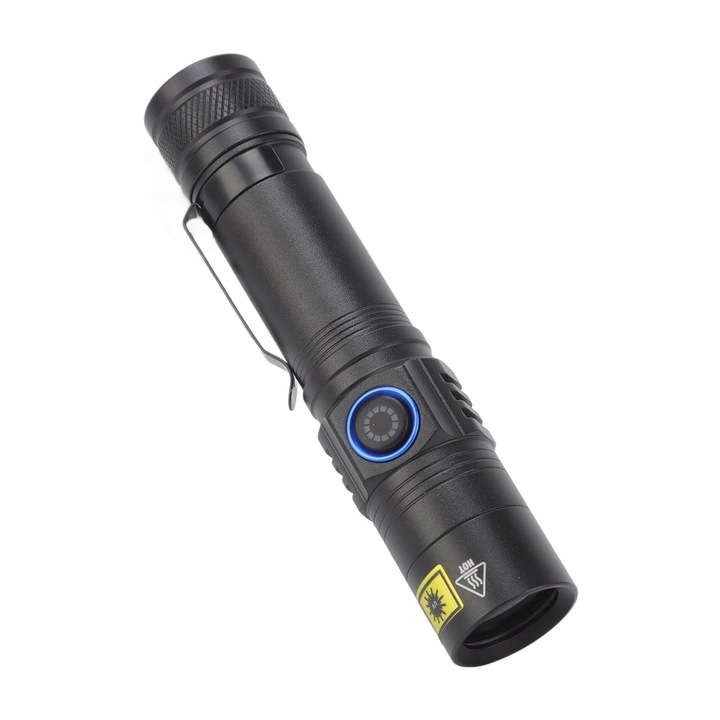 Lanterna UV, 365nm, aluminiu, 125x25x25mm, set cu cablu USB