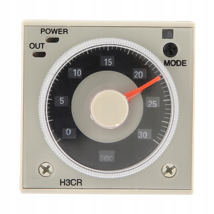 H3CR-A időzítő modul 11PIN AC 250V 5A, 0,5s-300h, 48x48x81,6mm