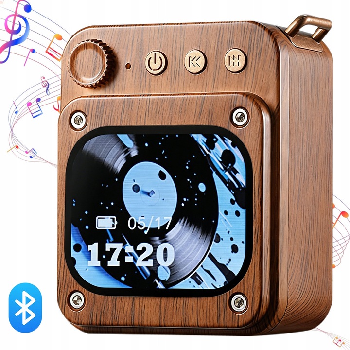 Boxa portabila Bluetooth 15W, multicolor, 64x41x85mm, set cu cablu de incarcare