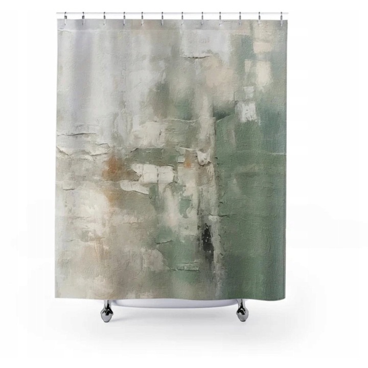 Zaslona de dus Floraweg, abstract, poliester, 180x200cm, impermeabila, uscare rapida