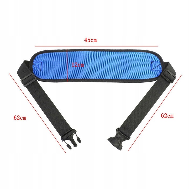 Set 2 Piese Centuri de Siguranta pentru Scaun, Dimensiune 45x12cm, Culoare Neagra