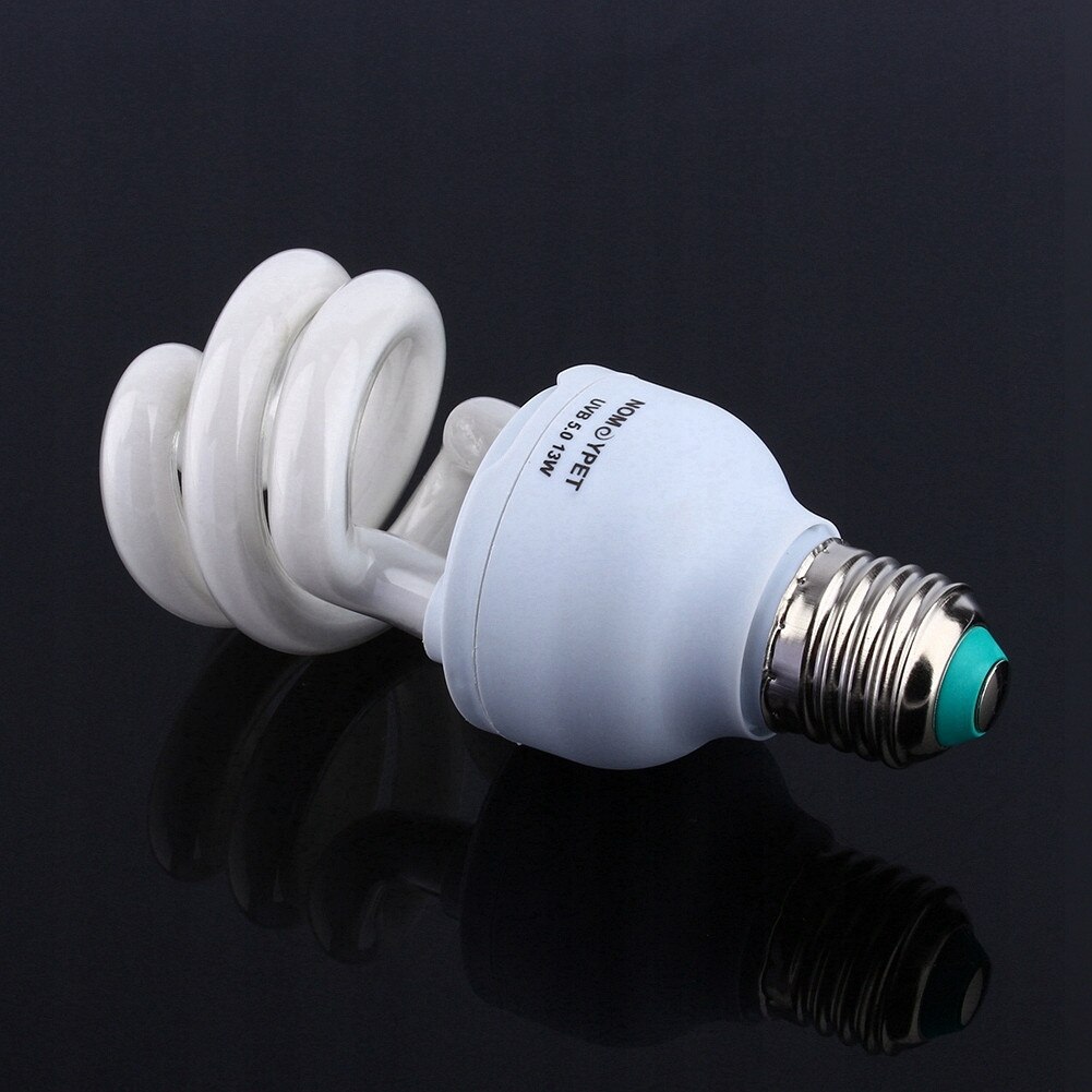 Bec Uvc Bec UVB pentru terariu, 13W, 5.0, eficient pana la 50cm, set de 1 buc ...