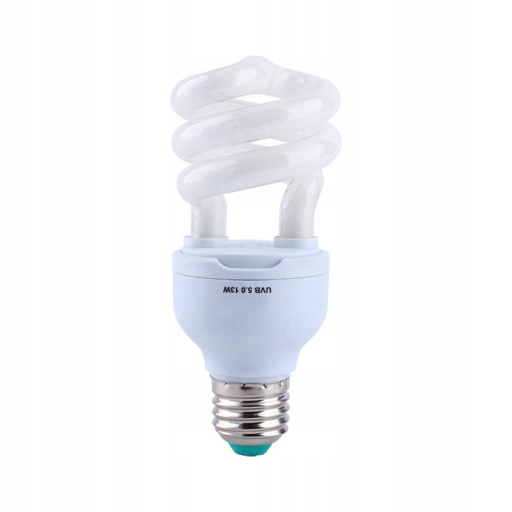 Bec Uvc Bec UVB pentru terariu, 13W, 5.0, eficient pana la 50cm, set de 1 buc ...