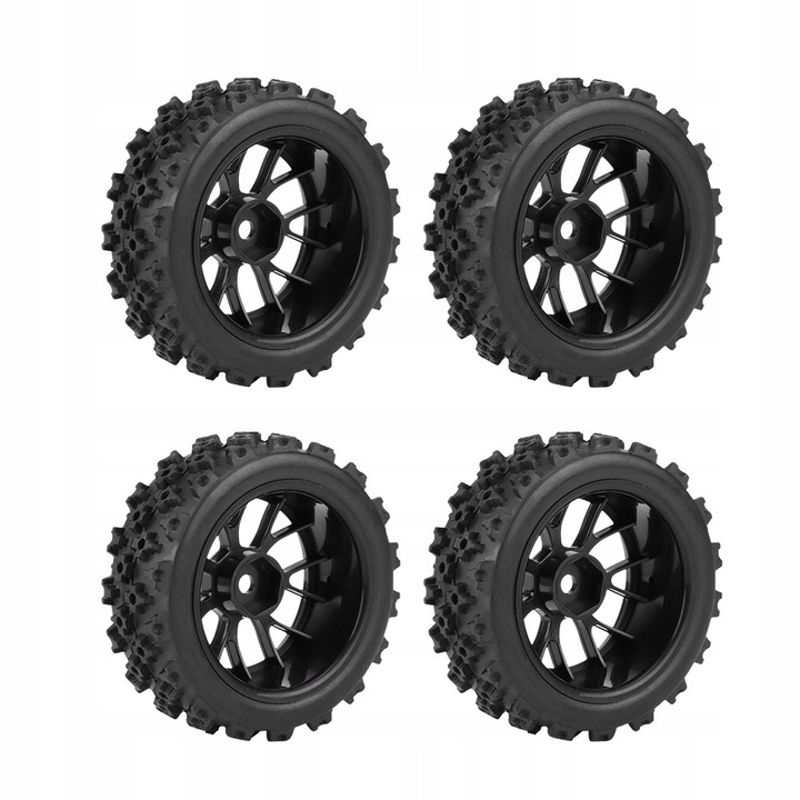 4 BUC. ANVELOPE AUTO RC DE CURSE 1:10 SET ANVELOPE DE CAUCIUC