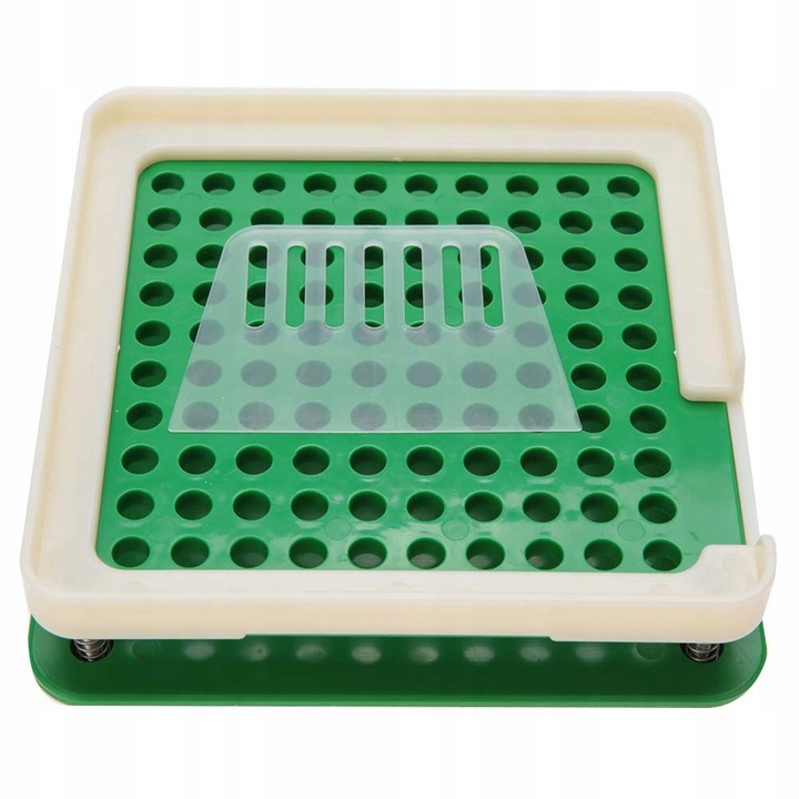 Umplutor de capsule, 100 orificii, plastic, verde, set complet