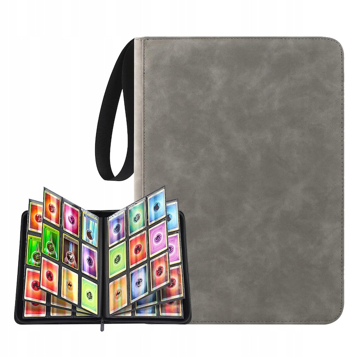 Album pentru colectionare HLC, 540 carduri, gri, set