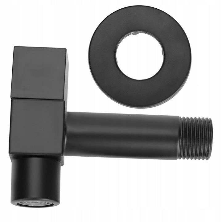 Hidegvízcsap, G1/2, fekete réz bevonattal, díszítő fedéllel együtt