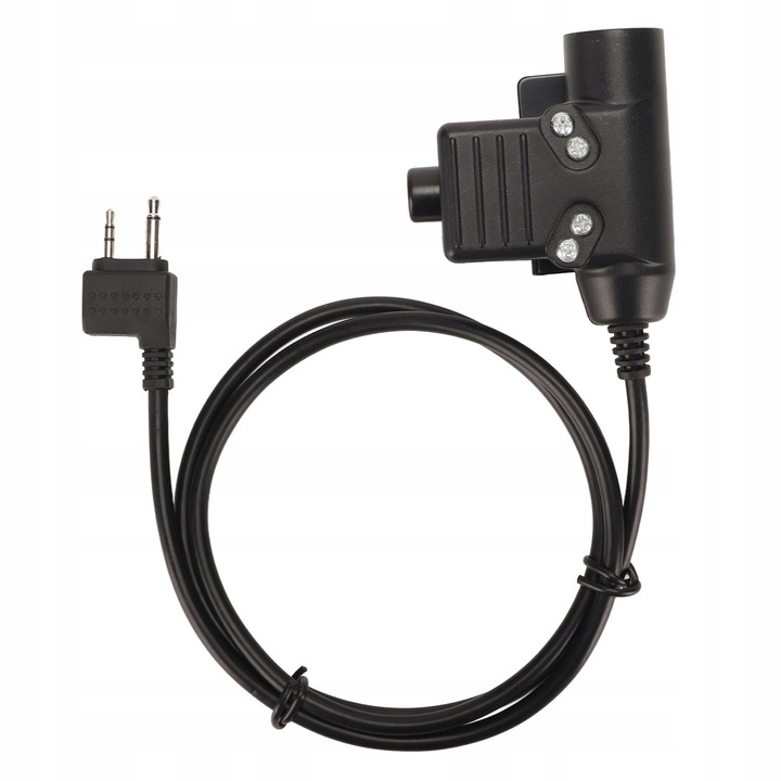 PTT U94 2-tűs adapter walkie talkie-hoz, Alan és Midland rádiókkal kompatibilis, PU kábel