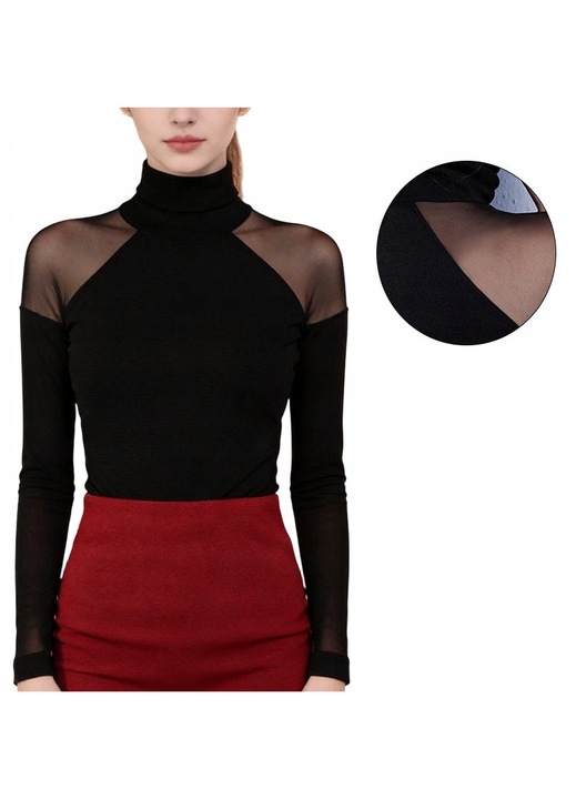 Bluza dama, Plasa, Negru, L INTL