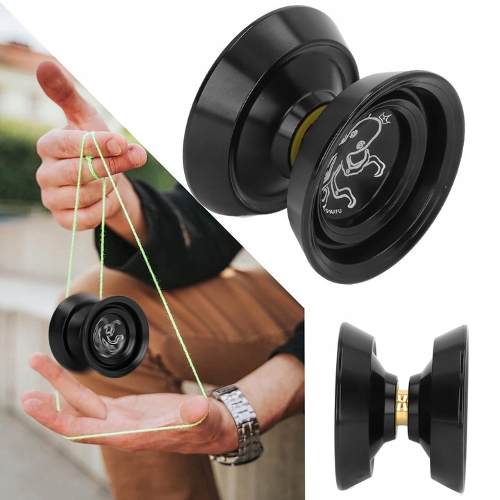 YOYO metalic profesional, 3 sfori, negru