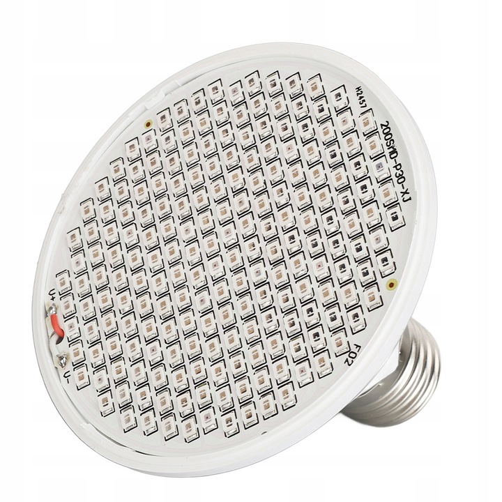 Lampa cosmetica LED E27, 200 LED, 660nm si 850nm, 5W, 93x93mm