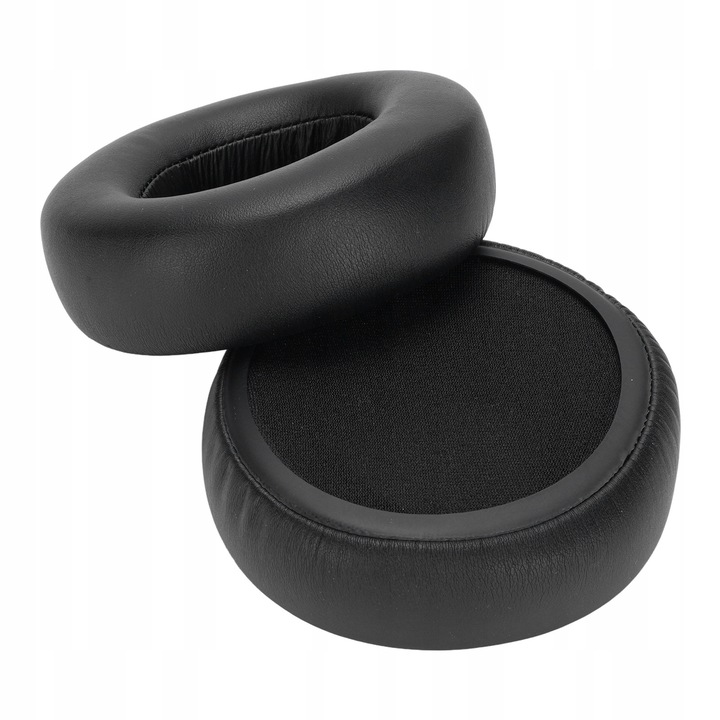 Set de 2 perne de schimb pentru casti RB-M700B RB-M500B RB-M300B, piele alba, spuma cu memorie