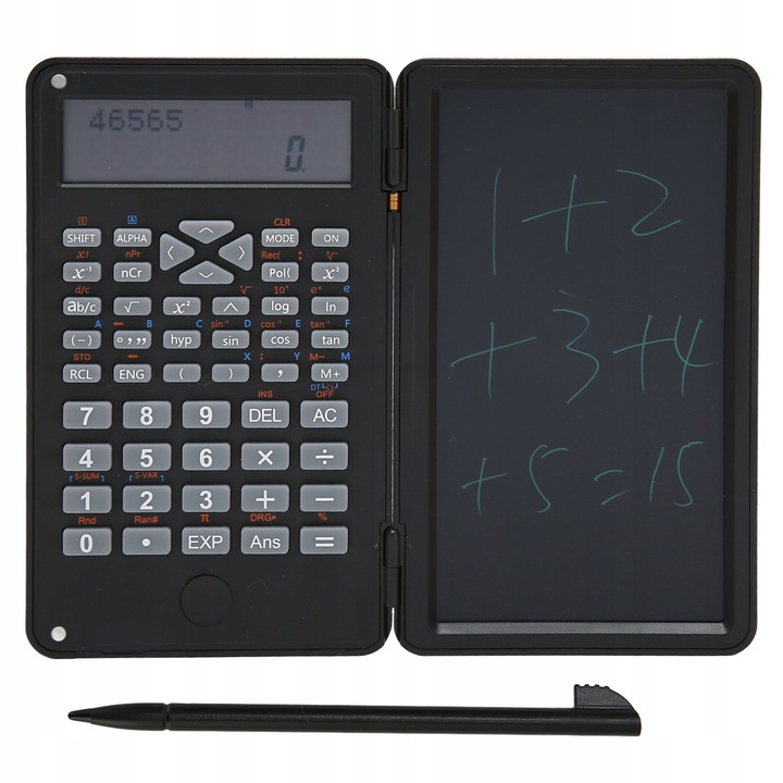 Calculator cu notepad, 6 inch, portabil, 150x90x15mm, multicolor