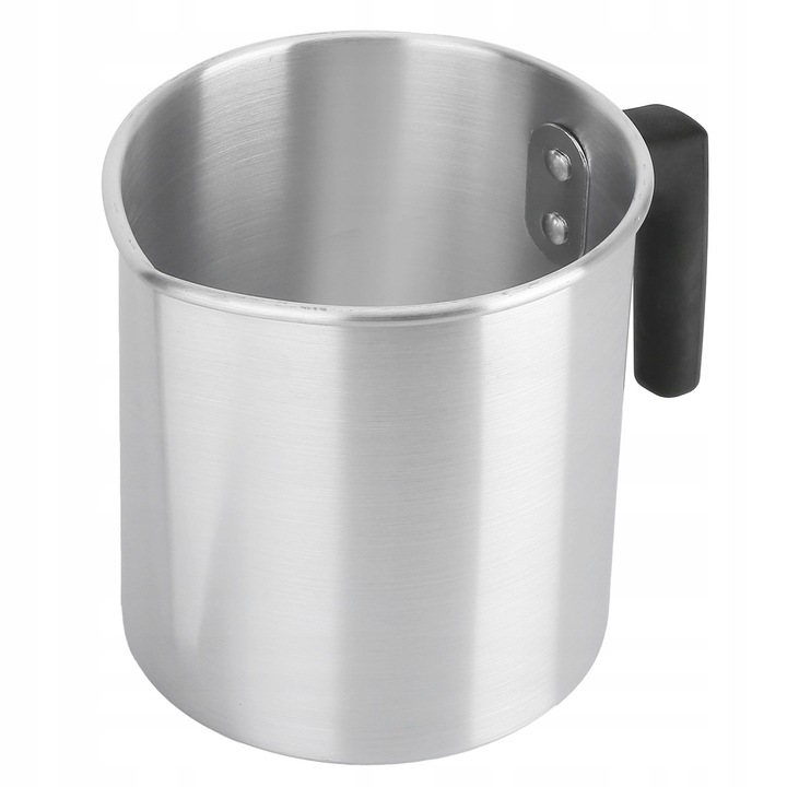 Oala pentru topit ceara, 1,2L, aluminiu, argintiu, 12,7x11,6cm