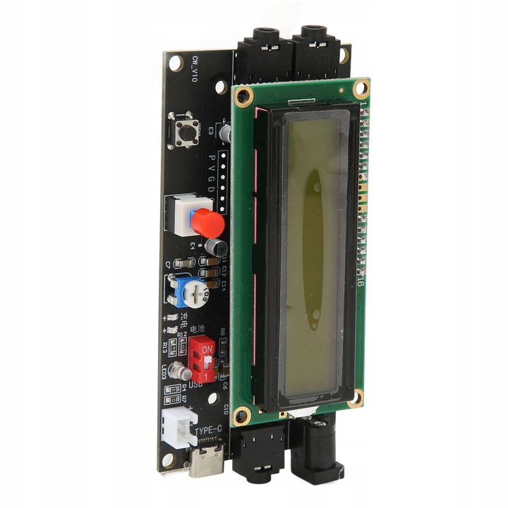 Decodor CW cu ecran LED, alimentare DC 7-12V 500mA, mic si portabil