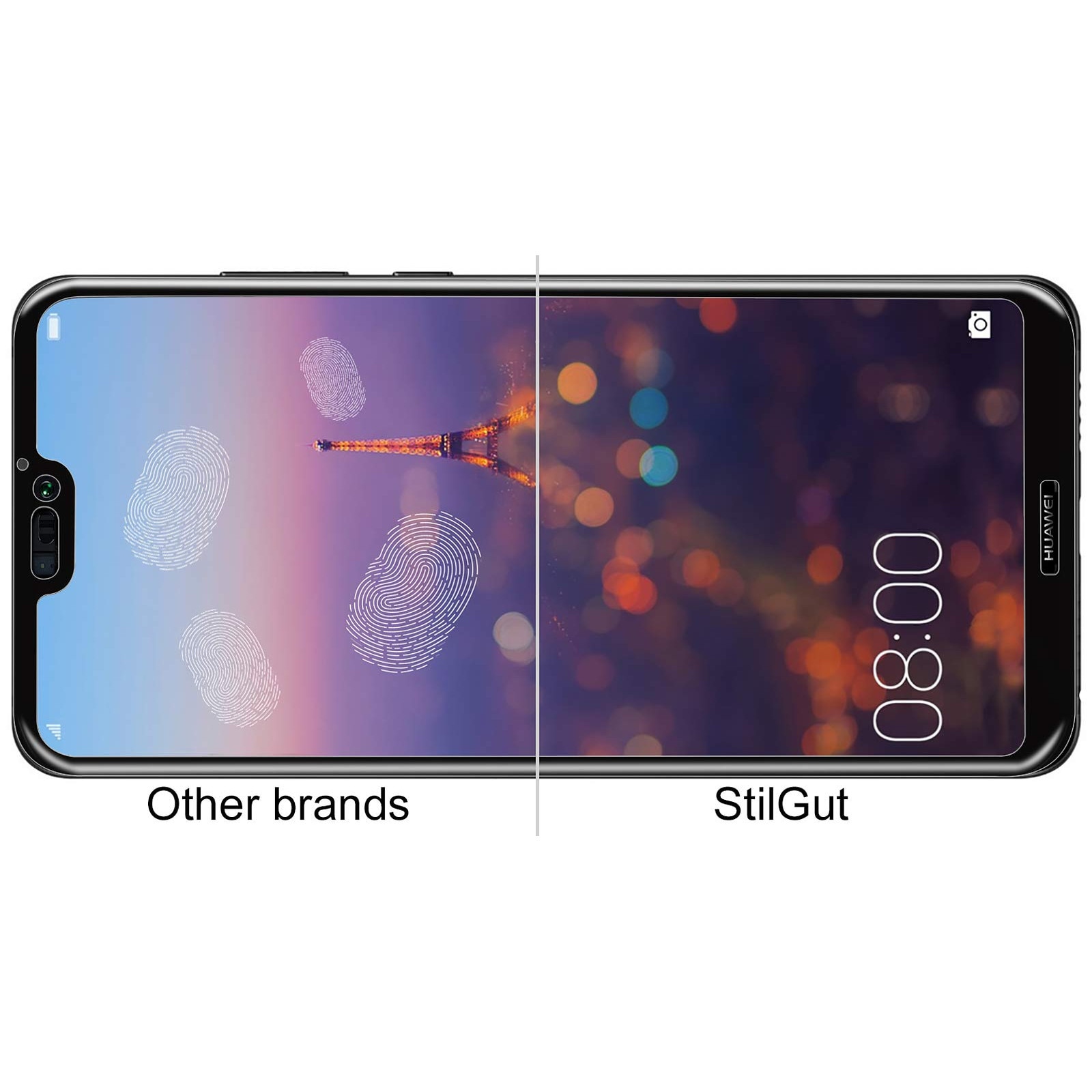 Folie Protectie Stilgut 3D Huawei P20 Lite Negru