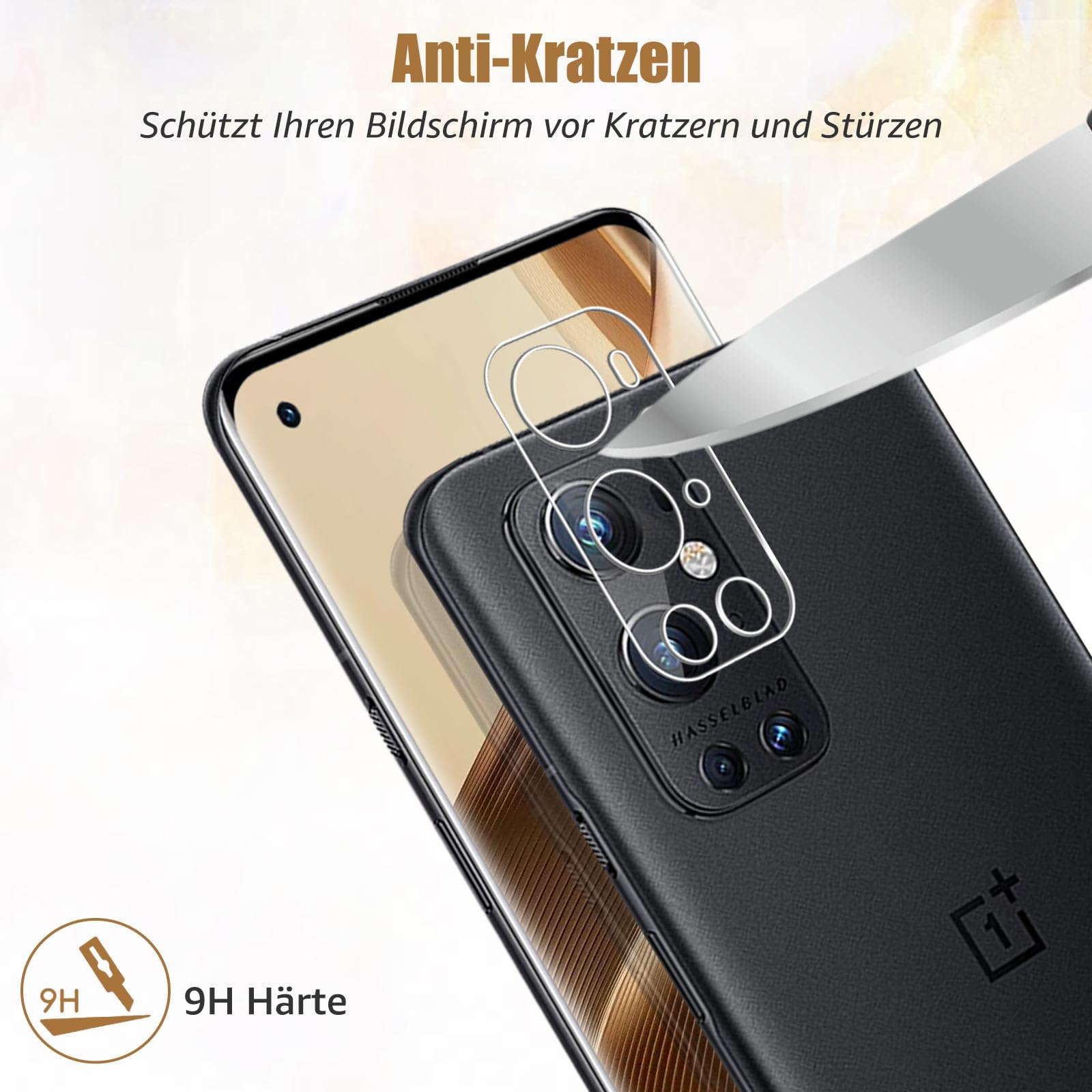 Folie Protectie Cable Leader OnePlus 9 Pro 5G Sticla Temperata 2+2 Negru