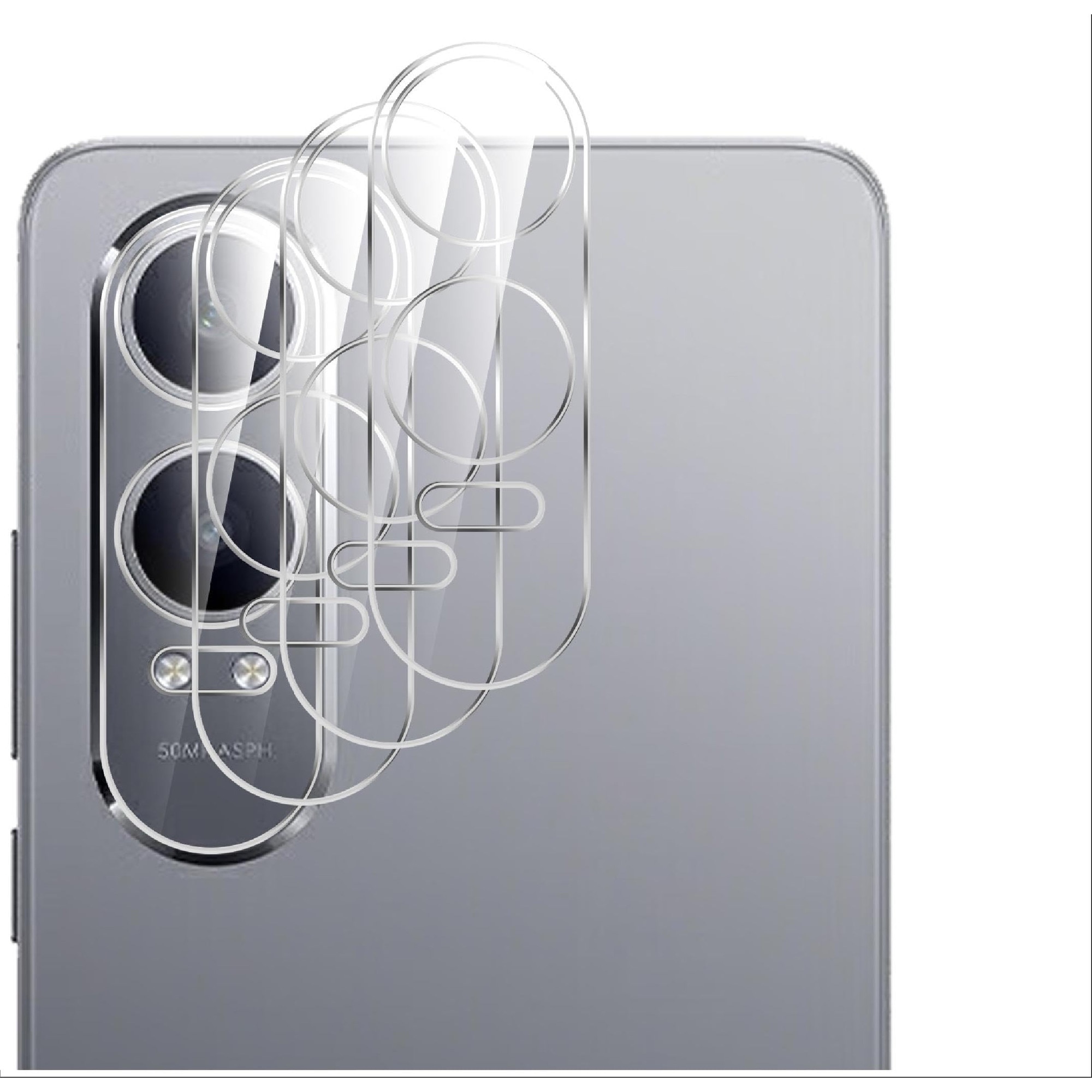 Folie Protectie Giopuey OnePlus Nord CE4 Lite 5G, 3 Pack Sticla 3D, Transparent