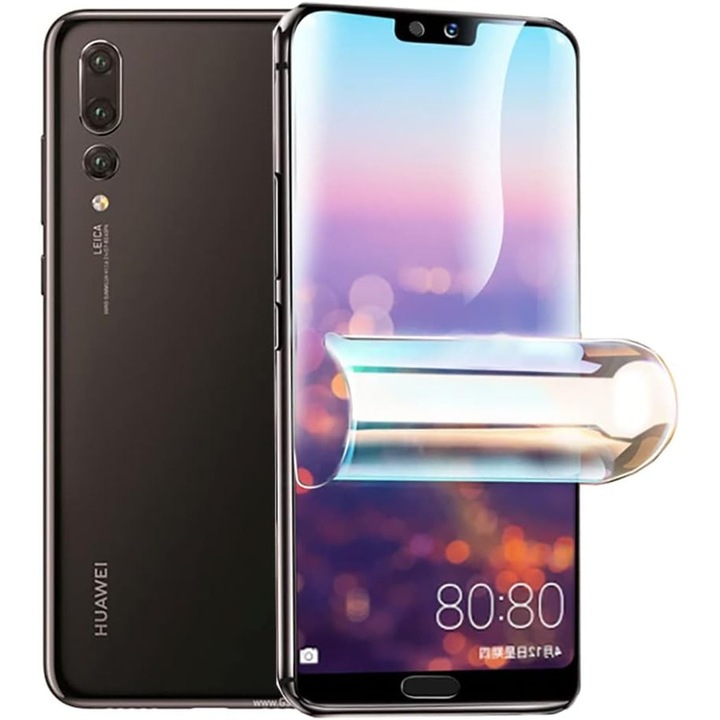 Folie Protectie Huawei P40 lite 5G, Hidrogel 3D, Transparent