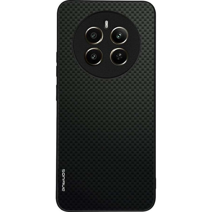 Husa telefon Sonique Carbon Series, protectie extra, design modern, negru, pentru Realme 12 Plus 5G
