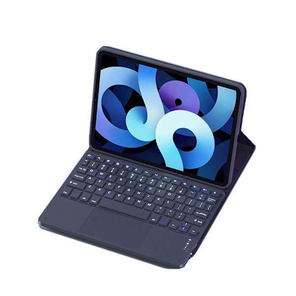 Husa tableta cu tastatura si mouse, pentru Xiaomi Redmi Pad 10.6 inch, neagra, set complet