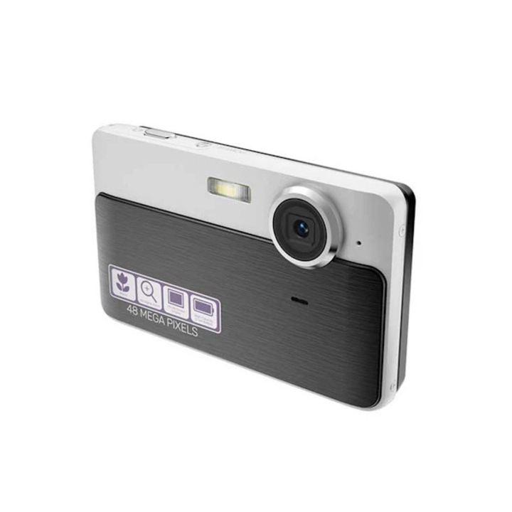 Camera foto compacta, 48MP, zoom 16x, stabilizare imagine, neagra, 10.5x9.5x2.5cm, set complet