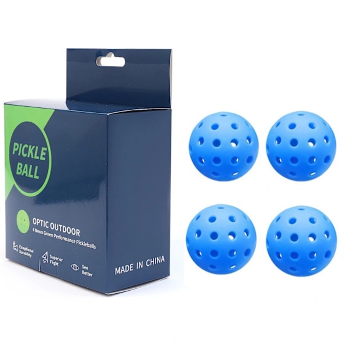 Mingi pickleball szett 4 darab, 7.4cm, kék