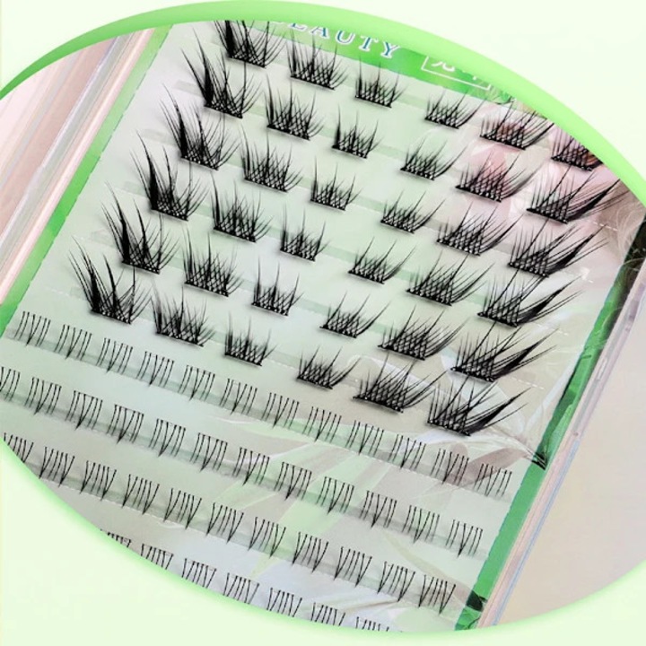 Set gene false autoadezive, 36 gene superioare, 48 gene inferioare, negru, 1.6x1x0.2cm