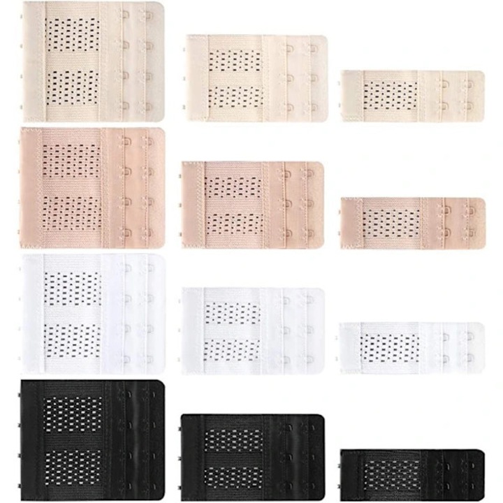 Extensii pentru sutien set 12 buc, multicolor, 2/3/4 carlige, 7.5x5.8x3.3cm