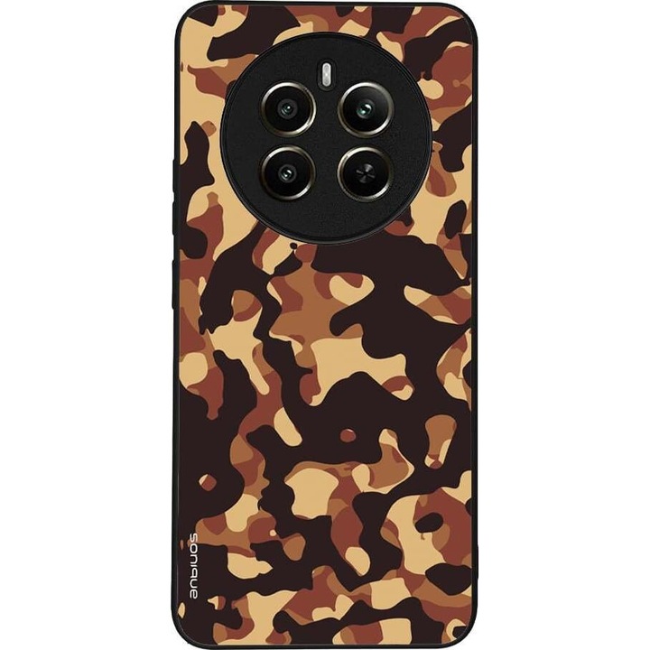 Husa telefon Sonique Camouflage Army Series pentru Realme 12 Plus 5G, silicon, antisoc, multicolor