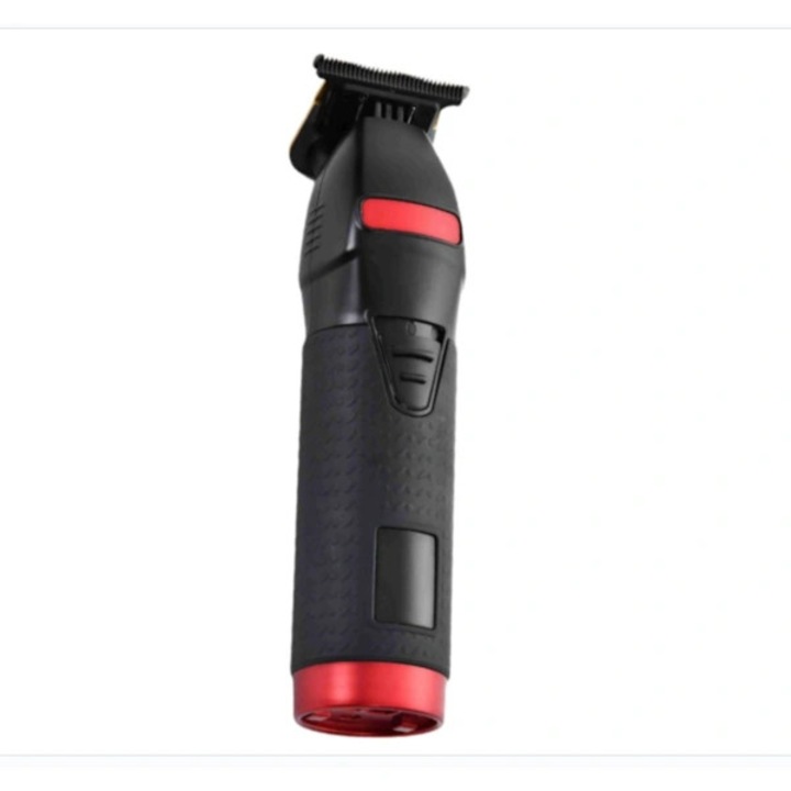 Masina de tuns profesionala, aparat de tuns fara fir, baterie 2000mAh, lame de precizie, design ergonomic, negru/rosu, 1 buc