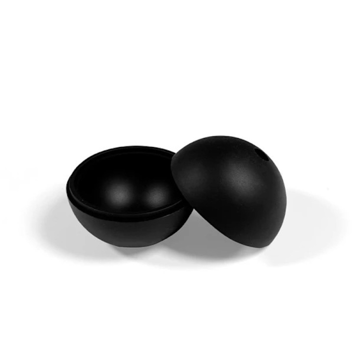 Set de 2 forme cuburi de gheata din silicon, 45mm, negru