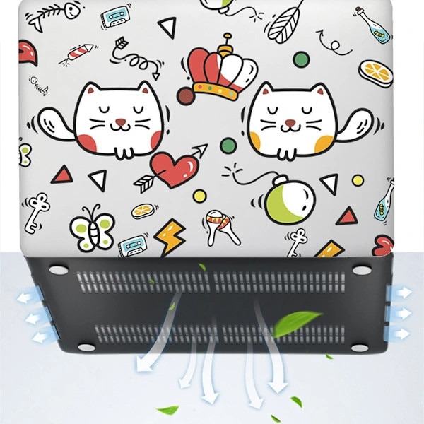 Carcasa protectoare PC pentru laptop Huawei MateBook 14 2024, multicolor, 30.7x22.7x1.8cm