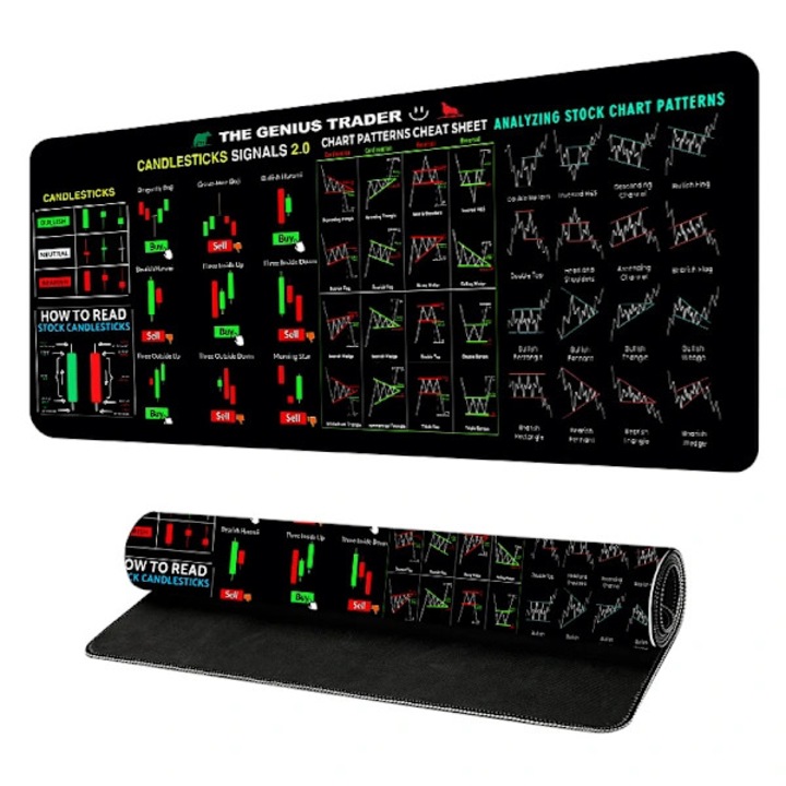 Egérpad L-83, fekete, 300x800mm, fokozott kényelem, optimalizált pontosság