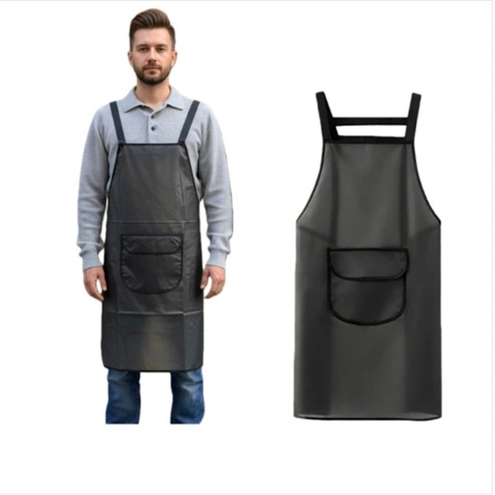 Sort impermeabil si respirabil pentru coafori, negru, 98x66cm, set 1 buc.