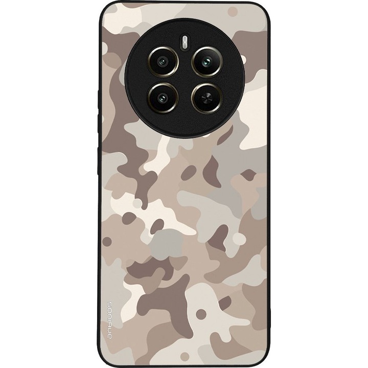 Husa telefon Sonique Camouflage Army Series, silicon, antisoc, marime pentru Realme 12 Plus 5G, multicolor