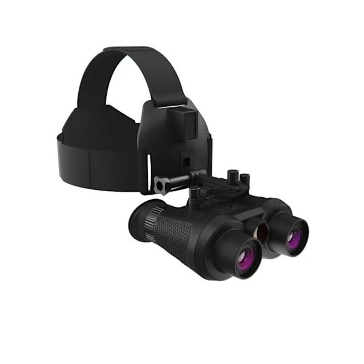 3D VR éjjellátó távcső 4K videóval és 6x zoommal, fekete, 12.6x12.5x5.8cm, teljes készlet