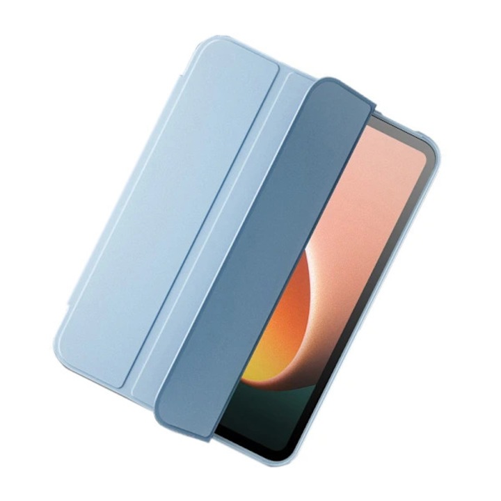 Husa tableta, Xiaomi Pad 6, tri-fold, albastra, 25.5x16.5x1.2cm, set