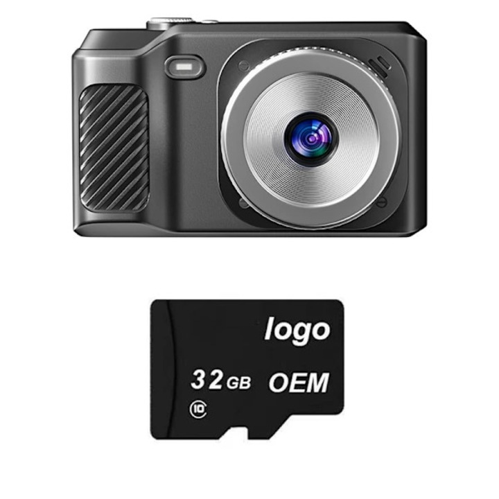 Aparat foto digital, convenabil, 48 megapixeli HD, inregistrare video 4k, zoom 8x, ecran de 2, 4 inci, incarcare prin USB, alb