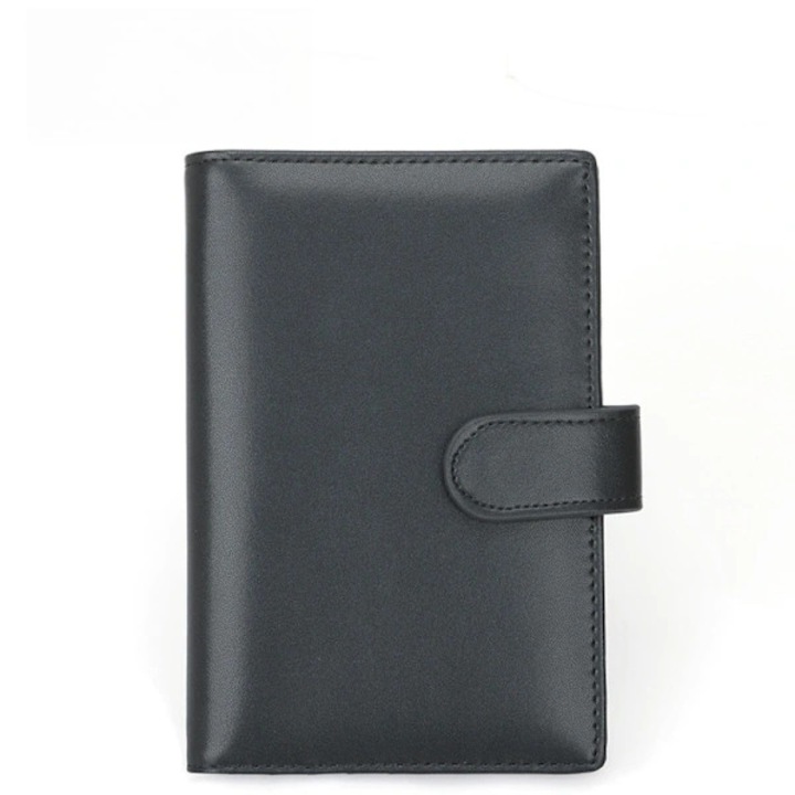 Portofel din piele naturala cu blocare RFID, model CQ-512, 15.5x10x1cm, organizare eficienta, set 1 buc.