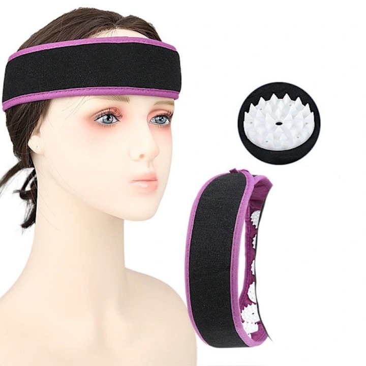 Set banda de masaj cu acupunctura, violet, 62.2x5.6cm