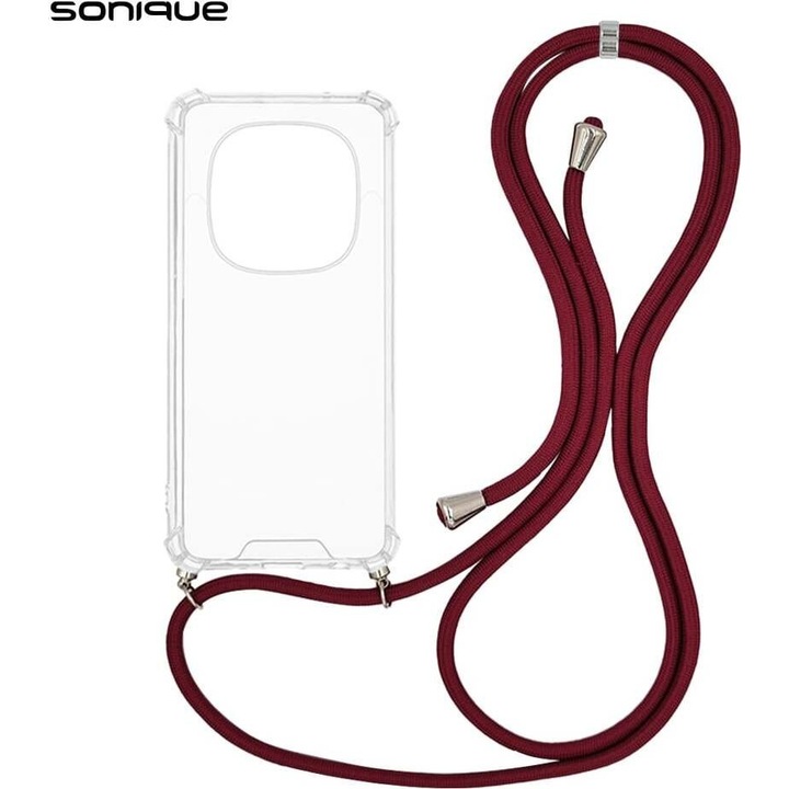 Husa telefon Sonique Armor Clear, antishock, transparent, pentru Xiaomi Redmi Note 14 Pro 4G