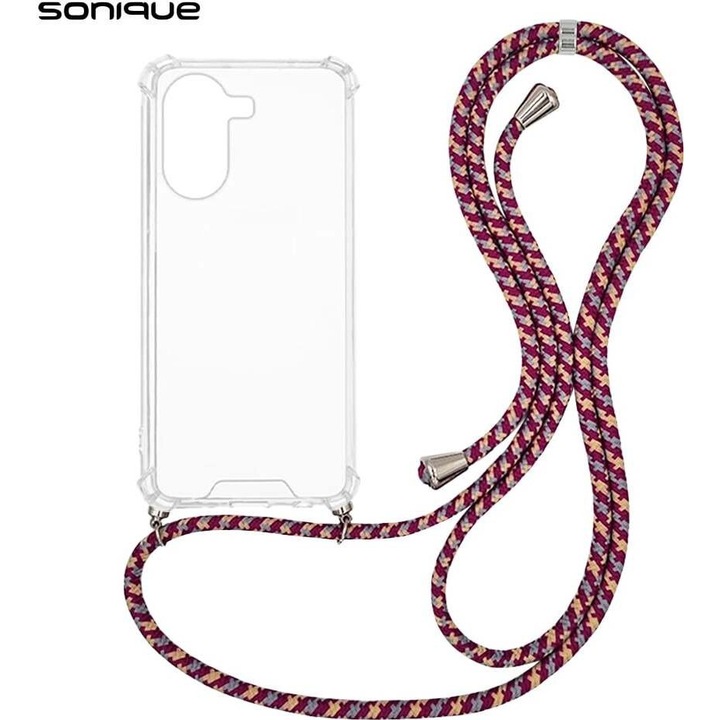 Husa telefon Sonique Armor Clear, antishock, multicolor, pentru Xiaomi Poco X7 Pro 5G