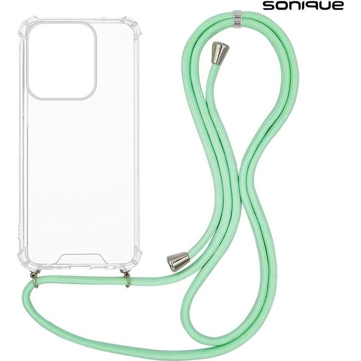 Husa telefon Sonique Armor Clear, antishock, pentru Motorola Moto G15 4G / Moto G15 Power, transparenta