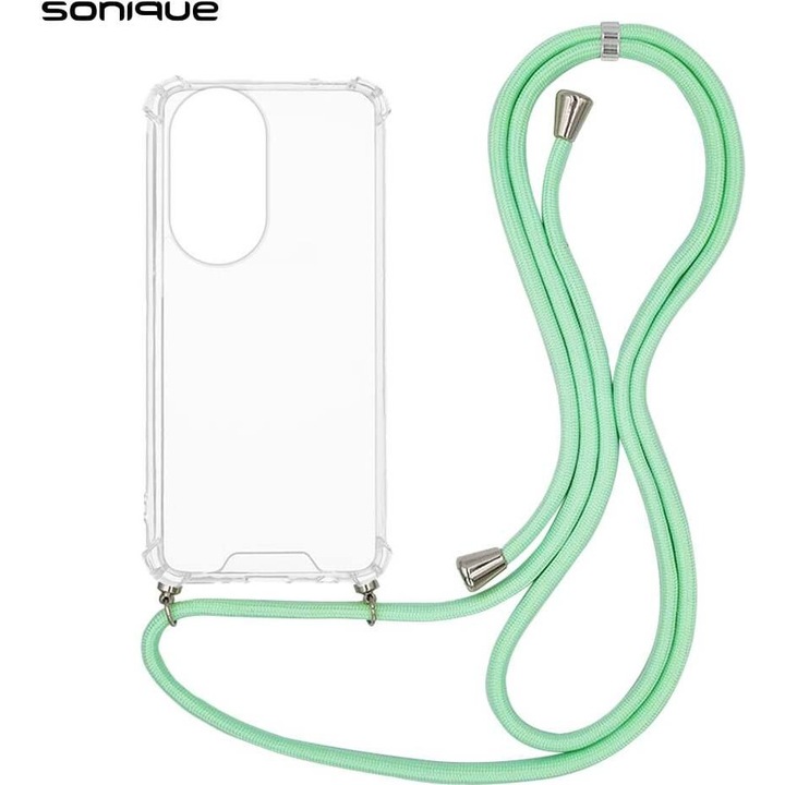 Husa telefon Sonique Armor Clear, antishock, TPU, transparent, pentru Honor 200 Pro 5G