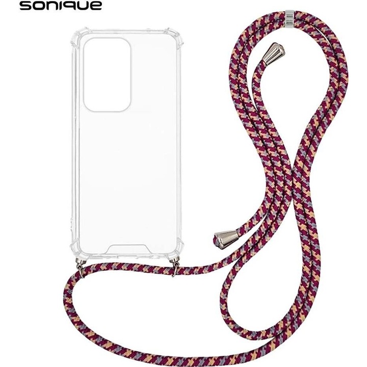 Husa telefon Sonique Armor Clear, antishock, multicolor, pentru Honor 200 Lite 5G