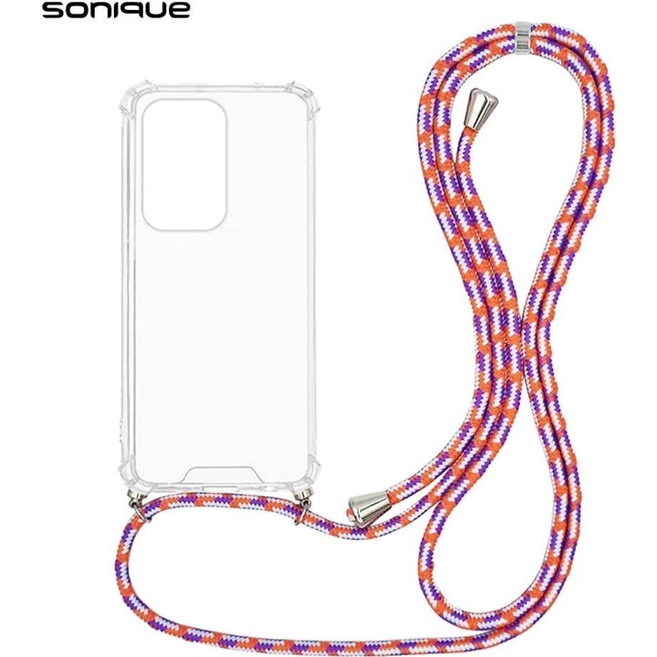 Husa telefon Sonique Armor Clear, antishock, multicolor, pentru Honor 200 Lite 5G
